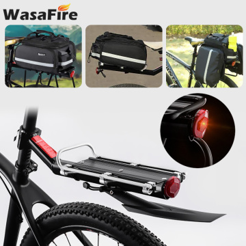 Universal Bike Rack Bicycle Luggage Carrier Cargo Rear Rack Reflector Shelf Cycling Seatpost Bag Holder Stand Bicycle Racks