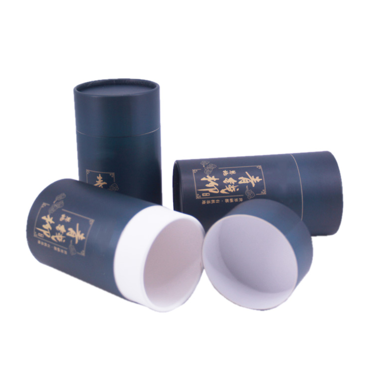 cardboard paper tube tea packaging