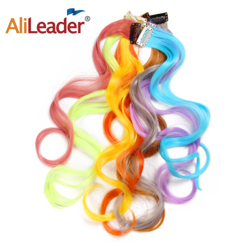 Rainbow Curly Hair Pieces Clip On Hair Extension Supplier, Supply Various Rainbow Curly Hair Pieces Clip On Hair Extension of High Quality