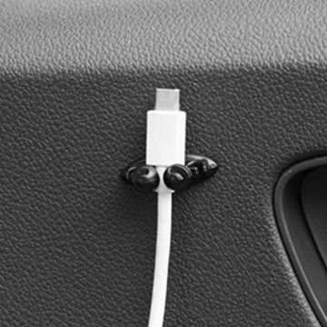 Auto Fastener Clip Wire Car-styling Fixed Clamp 8Pcs Charging USB Cable Fixing Magnetic Interior Car Accessories Holder Wireless