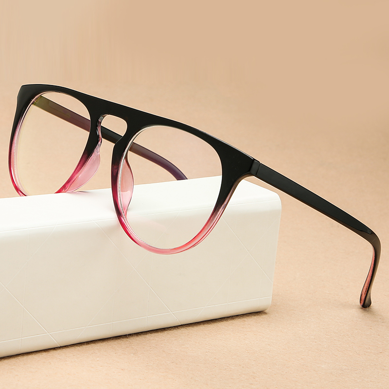 KOTTDO Round Plastic Eyeglasses Frame Women Vintage Transparent Myopia Men Eye Glass Frames for Men Fashion Designer