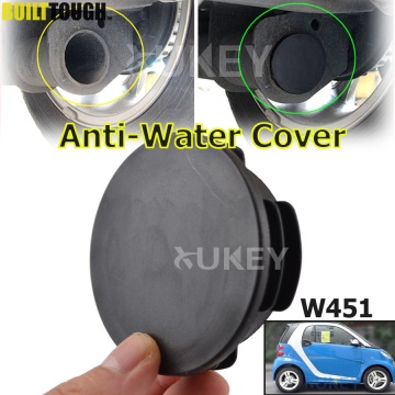 2Pc For Benz Smart 451 Fortwo Forfour 2008-2014 Rear Waterproof Anti Rust Tail Pipe Exhaust Tip Cover Protector Case Car Styling