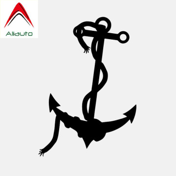 Aliauto Personality Car Sticker Boat Anchor Fisherman Captain Sailor Window Vinyl Fishing Accessories PVC Decal for VW,15cm*11cm