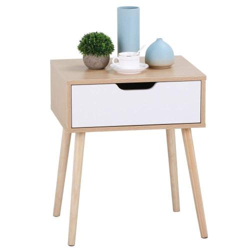 Supply Wood modern nightstand with drawers with High Quality