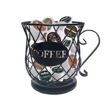 Newest Coffee Pod Holder Organizer Mug with base K Cup Keeper Espresso Pod Coffee Capsule Holder Storage Basket