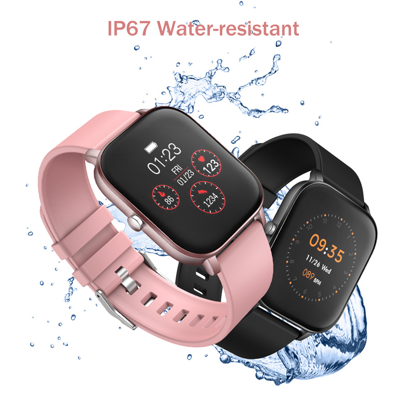 BingoFit P8 Smart Watch Watch Blood Pressure Sport Smart Bracelet Activity Tracker 1.4 Inch Fitness Tracker Watch Sleep Tracker