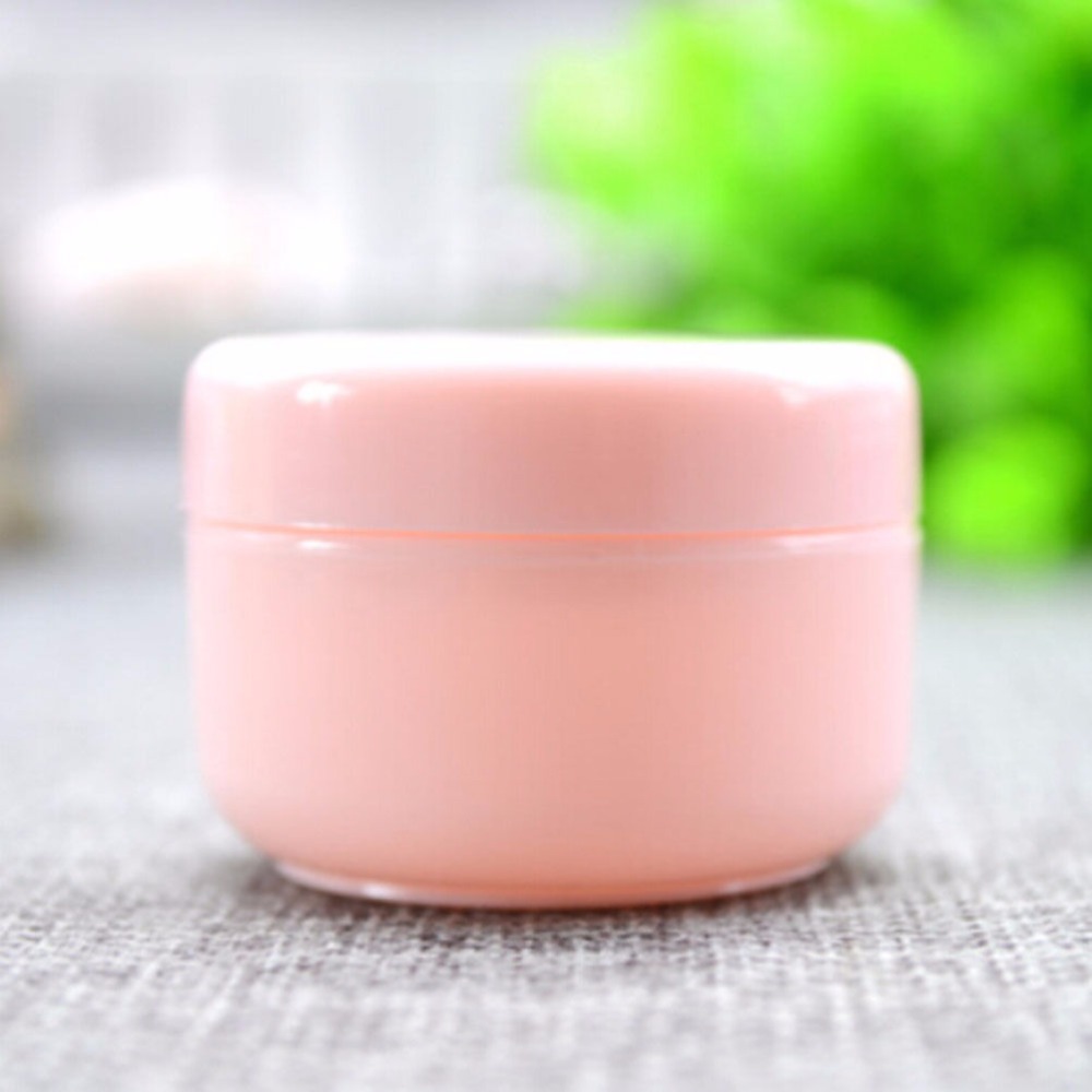 Factory Sale 5 Pcs/lot Travel Face Cream Lotion Cosmetic Container Refillable Bottles Plastic Empty Makeup Jar Pot 20/50/100g