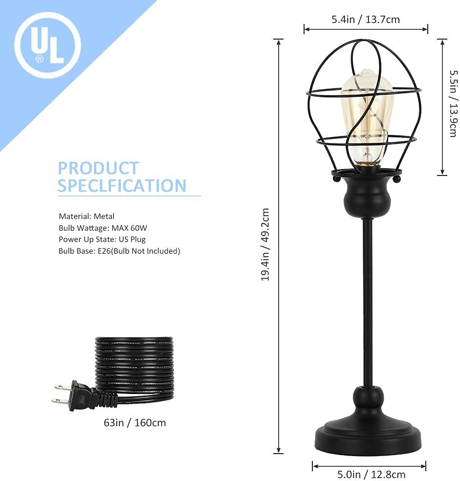 Cage Shaped Table Lamp