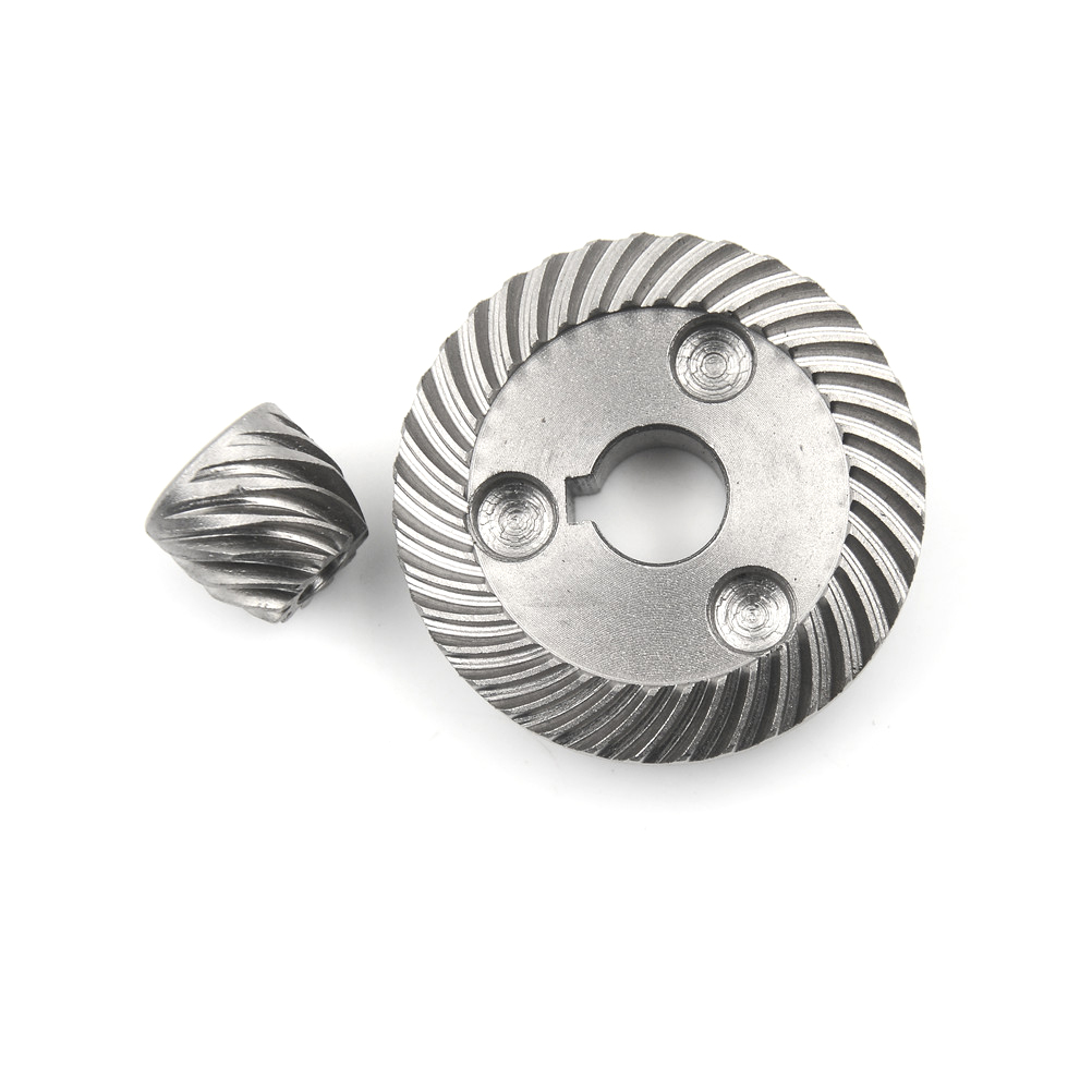 Metal 1Set Electric Spiral Bevel Ring Pinion Gear Set Power Transmission Parts Gear Hardware