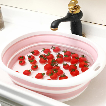 Portable Basins Foot Bath Basin Multipurpose Home Outdoor Travel Foldable Thickened Durable Plastic Basins Bathroom Products