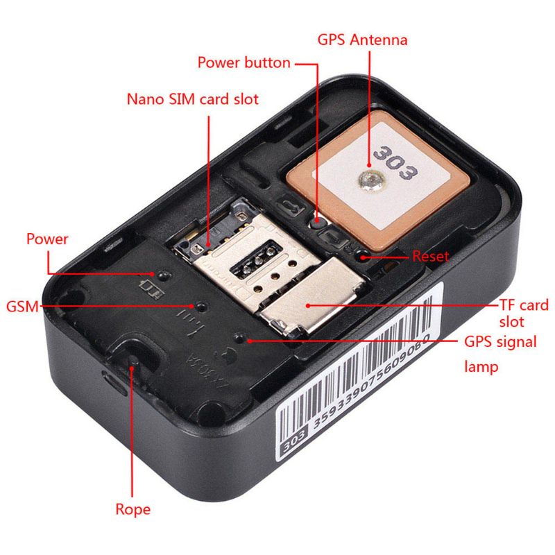 G03 Mini Anti-theft Real-time Tracking Voice Recorder Wifi GPS Tracker Locator Q9QD