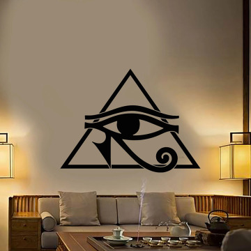 Wall Decal Egyptian Style Eye Protection Symbol Vinyl Window Stickers Living Room Bedroom Art Room Retro Home Decoration S1352