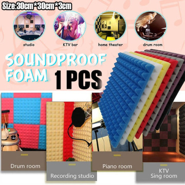 Soundproofing Foam Studio Acoustic Panels Studio Foam Wedges 30x30x3cm inch Soundproof Absorption Treatment Panel