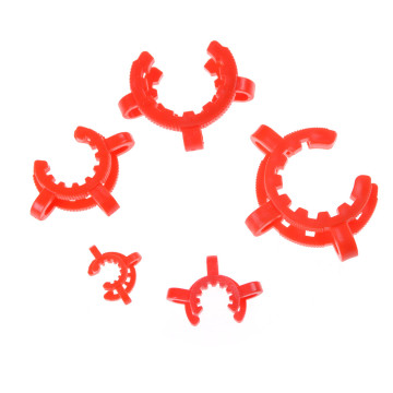 10PCS 14# 11mmx15mm Laboratory Plastic Clip Lab Keck Clamp Use For Glass Ground Joint Random Color