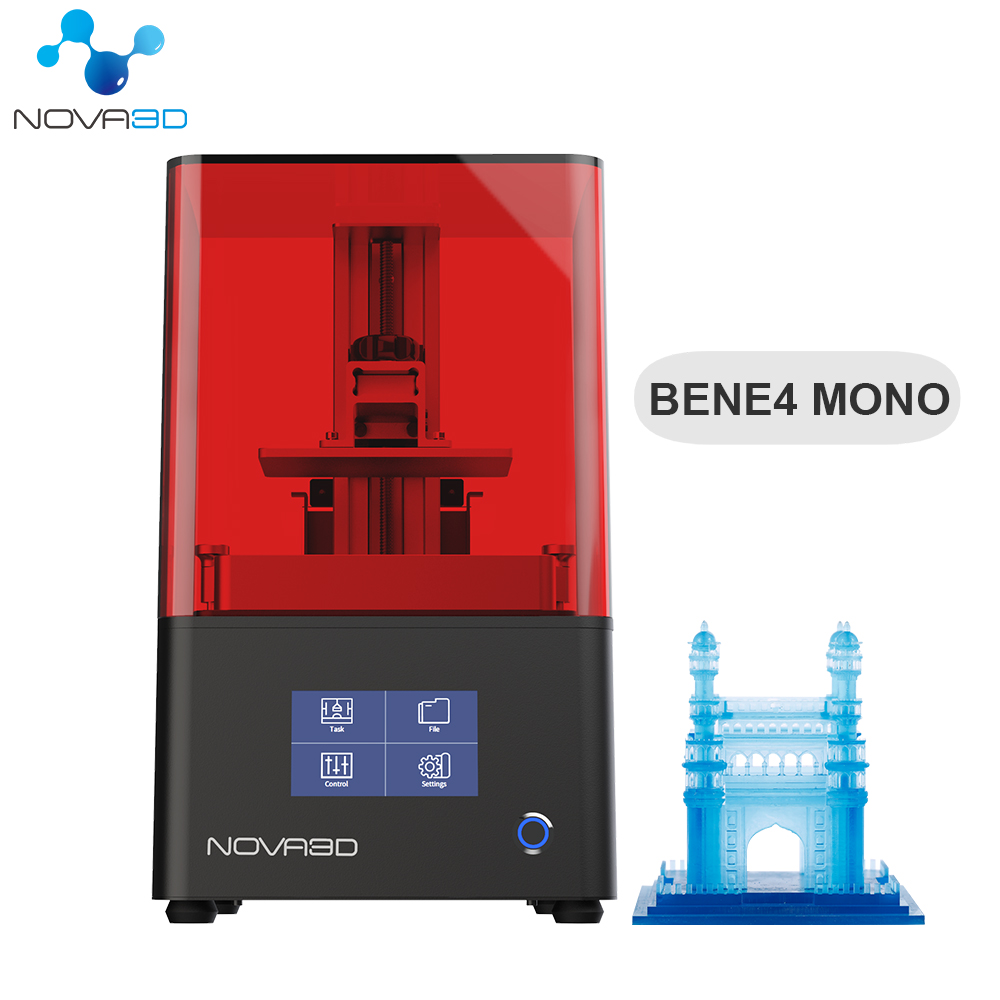 принтер NOVA3D Bene4 MONO 3d Printer 6' Monochrome Screen 2K Metal 3d Printer Kit DIY MSLA Resin 3d Drucker WLAN/Offline