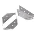 4Pcs Small Stainless Steel Support Right Angle Code Fixed Bracket Corner Brace Drop Ship