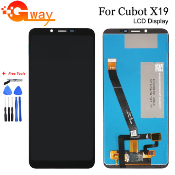 5.93 inch 100% Tested For Cubot X19 LCD Display with Touch Screen Digitizer Assembly For Cubot X19 Mobile Phone Accessories
