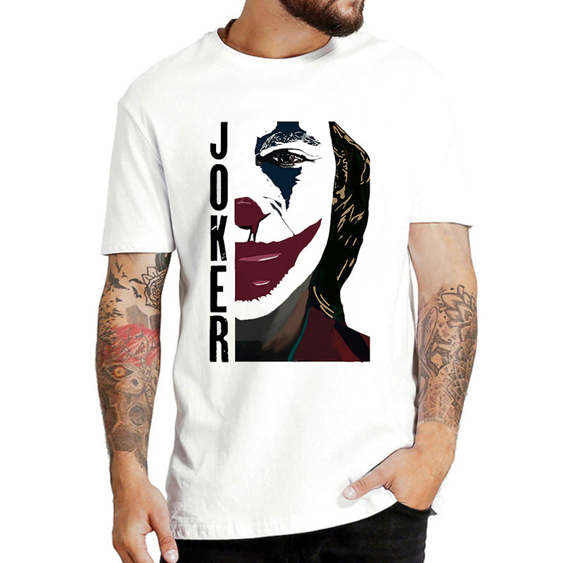 Joker Joaquin Phoenix T Shirt Short Sleeve Boy/girl/kids Top Tees Men T-shirt Funny Halloween Horror Satan Chucky TShirt Shirt