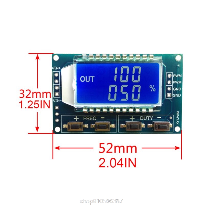 1Hz-150Khz Signal Generator Module Adjustable PWM Pulse Frequency Function Generator LCD Display D02 20 Dropshipping
