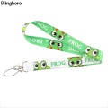 Blinghero Animal Lanyard Keys Phone Holder Cute Neck Strap With Keyring ID Card Holder Frog Lanyard Strap Phone Accessory BH0308