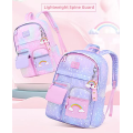 Girls Burden Relief Cute Rainbow Pendant Backpack