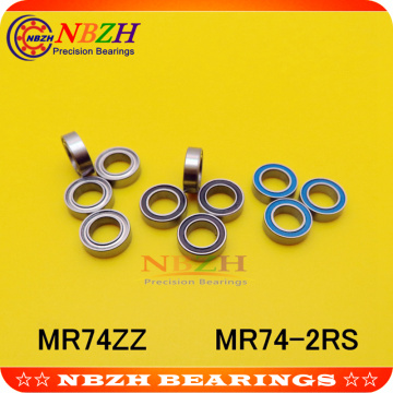 NBZH Free Shipping MR74ZZ MR74-2RS SMR74ZZ SMR74-2RS 4X7X2.5 mm Deep groove Ball Bearings MR74 / L-740 ZZ MR74 RS MR74-2RS