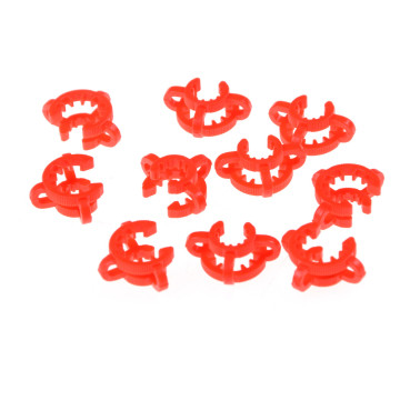 10PCS 19# 15mmx20mm Laboratory Plastic Clip Lab Keck Clamp Use for Glass Ground Joint
