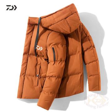 2021 New Daiwa Fishing Clothing Winter Mens Outdoor Clothing Warm Fishing Jackets Thicken Zipper Outdoor Coat for Fishing Wear