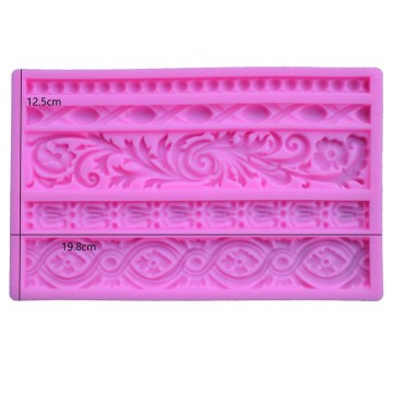 Flower Tape Shaped Silicone Mold Cake Decoration Fondant 3D Food Grade Mould Decorating Tool