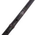 Chinese Purple Yunnan Bamboo Flute One Sections Handmade Dizi Musical Instrument Q22F