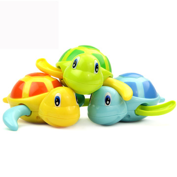 Baby Bath Toys Bathtub Turtle Water Toys Infant Swim Clockwork Tortoise Cartoon Wound-up Chain Animal for Kids