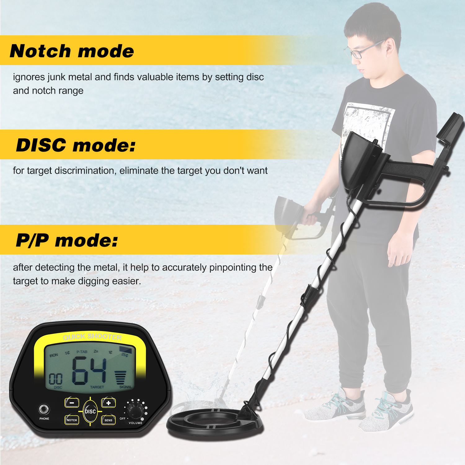 MD-4060 Underground Metal Detector Metal Locator Gold Treasure Detector Device Sensitivity Adjustable Stud Finder metal seekers