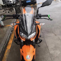 Motorcycle Sports Windshield WindScreen Visor Viser Fits For Kawasaki Z250 Z400 2019 2020 2021 Double Bubble