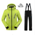 2019 New Pelliot Male Ski Suits Jacket+Pants Men's Water-proof Breathable TThermal Cottom-padded Snowboard Suit Men Ski Jacket