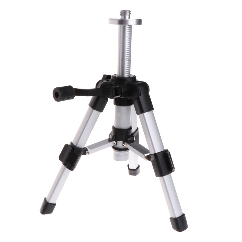 The best New Arrive Portable Tripod 5/8inch Laser Level Mini Tripods Aluminium Adjustable 16-28cm Drop Shipping Support