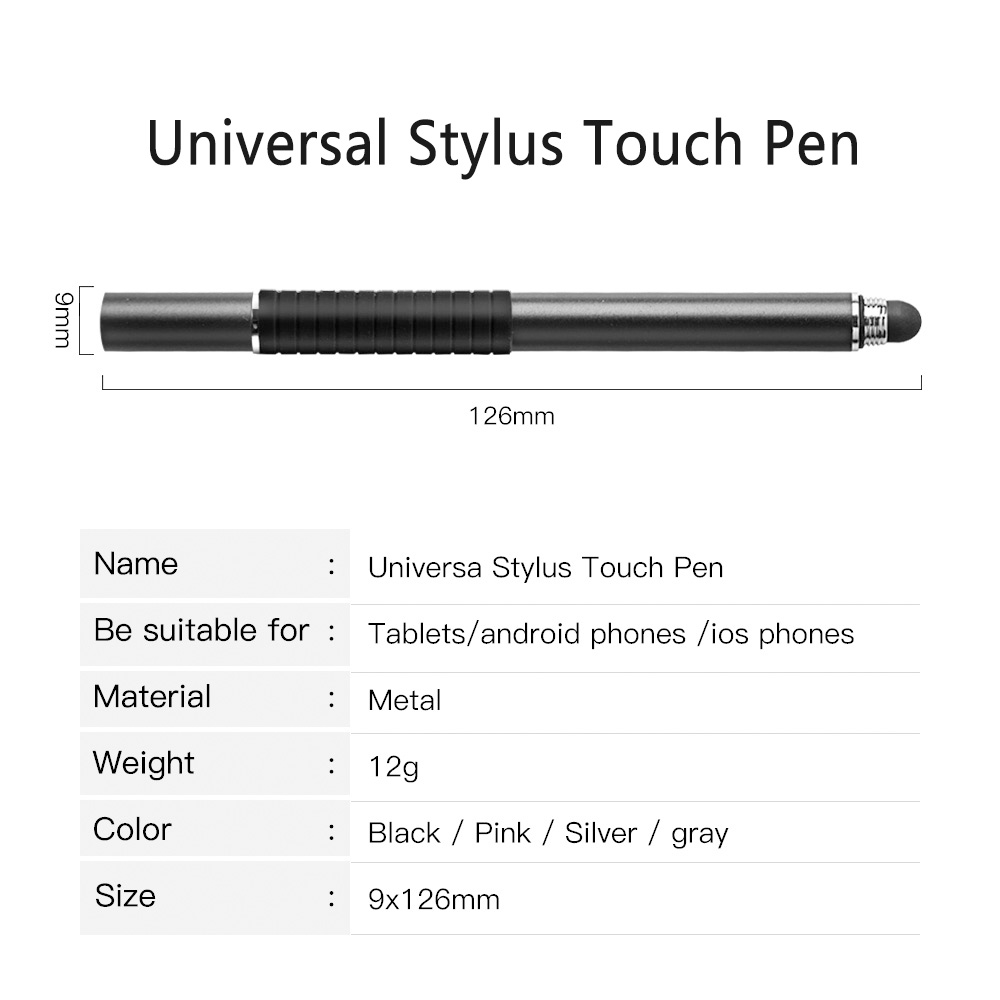 FONKEN Universal 2 In 1 Stylus Pen Drawing For Tablet Pencil Capacitive Screen Caneta Touch Pen For iPad Pro Smartphone Android