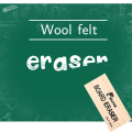 Wool Felt Multipurpose Easy Apply Chalkboard Duster Practical Teaching Rectangular Home Office School Supplies Whiteboard Eraser
