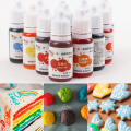 14Colors/set Edible Pigment 10ML Ice Cream Cake Food Coloring Ingredients Cake Fondant Baking Cake Edible Color Pigment Tools