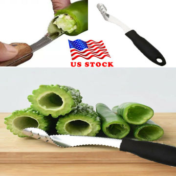 Jalapeno Corer Pepper Seed Remover Popper Maker Stainless Steel Gadgets New