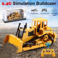 RC Truck Bulldozer Dumper Tractor Caterpillar Tractor Crawler Excavator Electric Engineering Car 2.4G remote control bulldozer