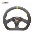 EPLUS Car-styling Sport Steering Wheel Racing Type Alcanta PVC Universal 13 Inches325MM Aluminum Retrofit Modified For Omp Style