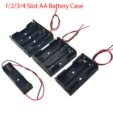 AA Battery Case AA Battery Storage Case Box Holder AA DIY Leads With 1 2 3 4 Slots drop shipping