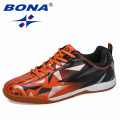 BONA 2019 New Designers Popular Men Football Shoes Athletic Soccer Shoes Man Outdoor Training Football Sneaker Footwear Trendy
