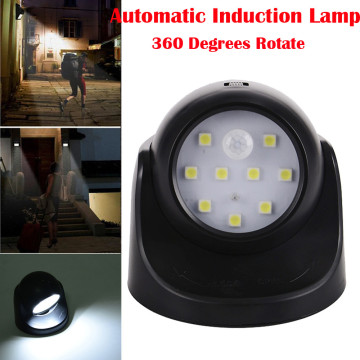 LED Sensor Light Automation Induction Ceiling Lamp 360 Rotation SMD LED Motion Sensor Night Light Lamp for Stairs Outside Home