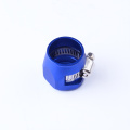 Hose Finisher Clamp/Clip AN / JIC - Fuel/Oil/Radiator/Rubber AN6 JDM HEX Finishers Fuel Oil Water Pipe JUBILEE CLIP Clamp