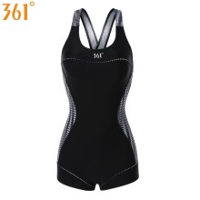 361 Women Athletic Swimsuit Black One-Piece Bathing Suit Chlorine Resistant Swimwear Girls Racing Bathing Suit Female Swimming