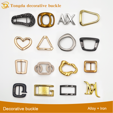 Elegant Zinc Alloy Shoe Decorative Fasteners Custom Design