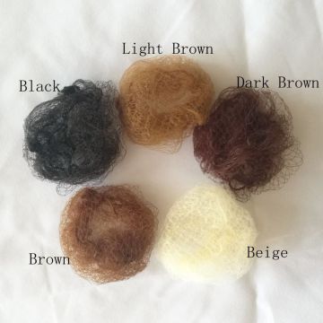 20pcs Black Brown Beige Invisible Small Mesh Hair Styling Net Hair Caring Hairnet 20 inches Stretch Length