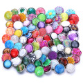 10 Pcs/lot New Snap Button Jewelry Mixed Style Ginger Resin 18mm Snap Buttons Fit Snap Bracelet Bangles Button Snap Jewelry