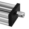 New 4080U 250mm/300mm/350mm400mm/450mm Stroke Aluminium Profile Z-axis Screw Slide Table Linear Actuator Kit for CNC Router